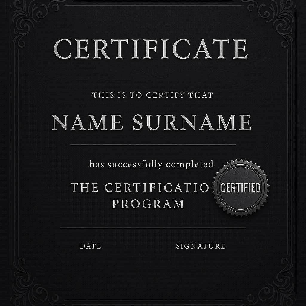 Certification Issuance​ Certification Issuance​