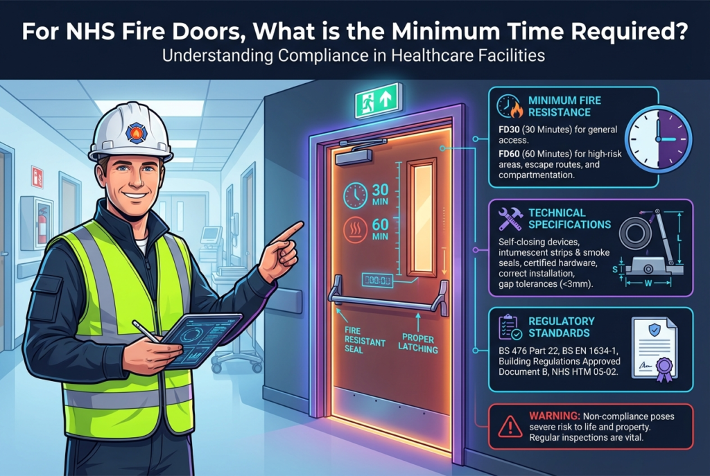 For NHS Fire Doors, What Is the Minimum Time Required?