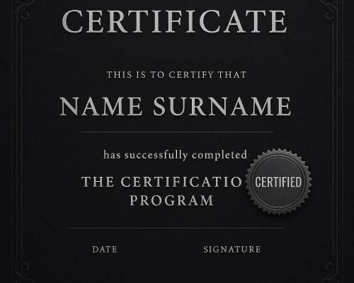 Certification Issuance​