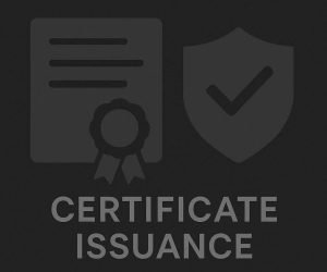 Certification Issuance​